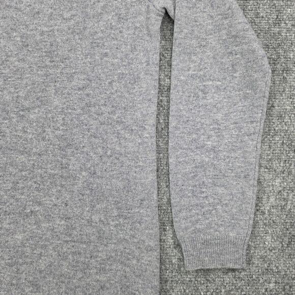 J McLaughlin Sweater Womens Small Gray Cashmere V Neck Knit Pullover Casual - Picture 12 of 15